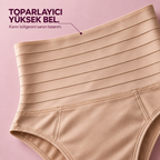 Lioraform Bel İncelten Görünüm Sunan Katmanlı Yüksek Bel String Külot – Ten Rengi